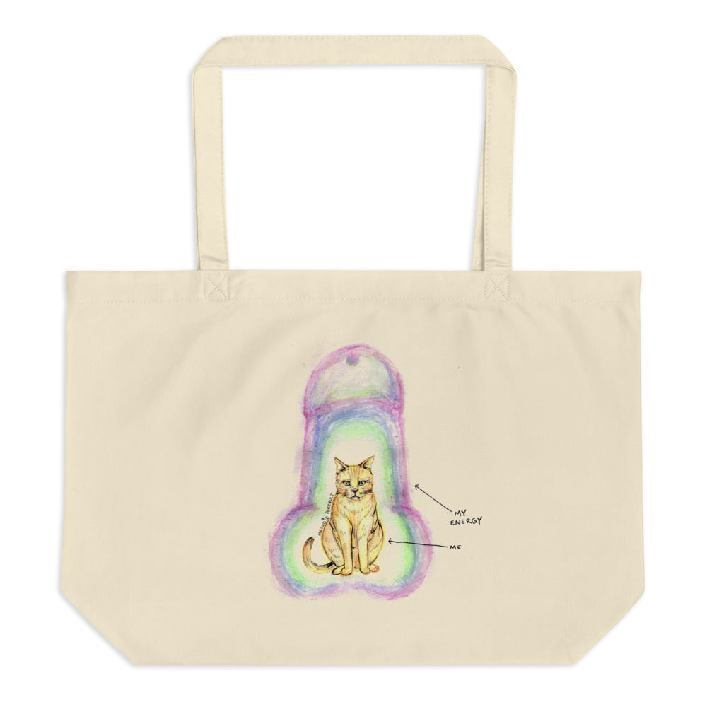 " Big Dick Energy " Large organic tote bag