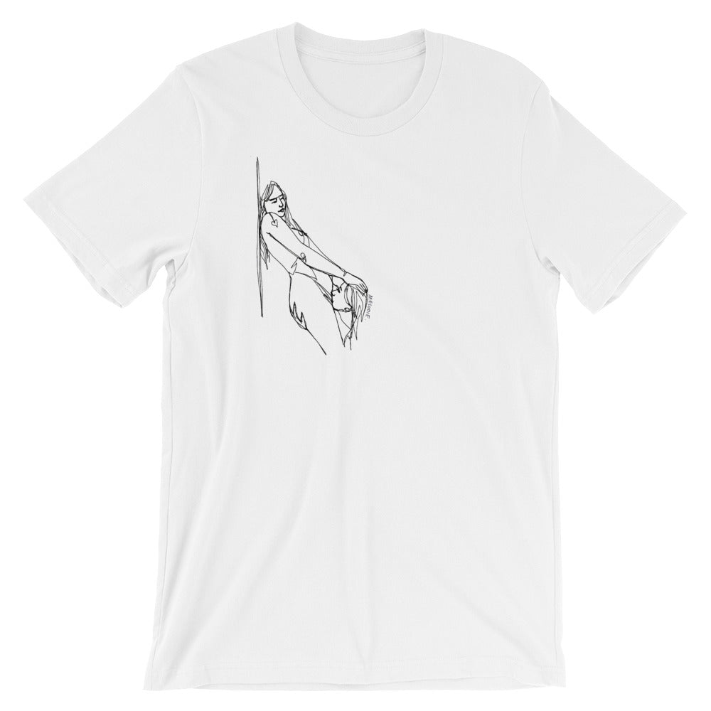 " Happy Meal " Front And Back Print. Unisex Short Sleeve Jersey T-Shirt with Tear Away Label