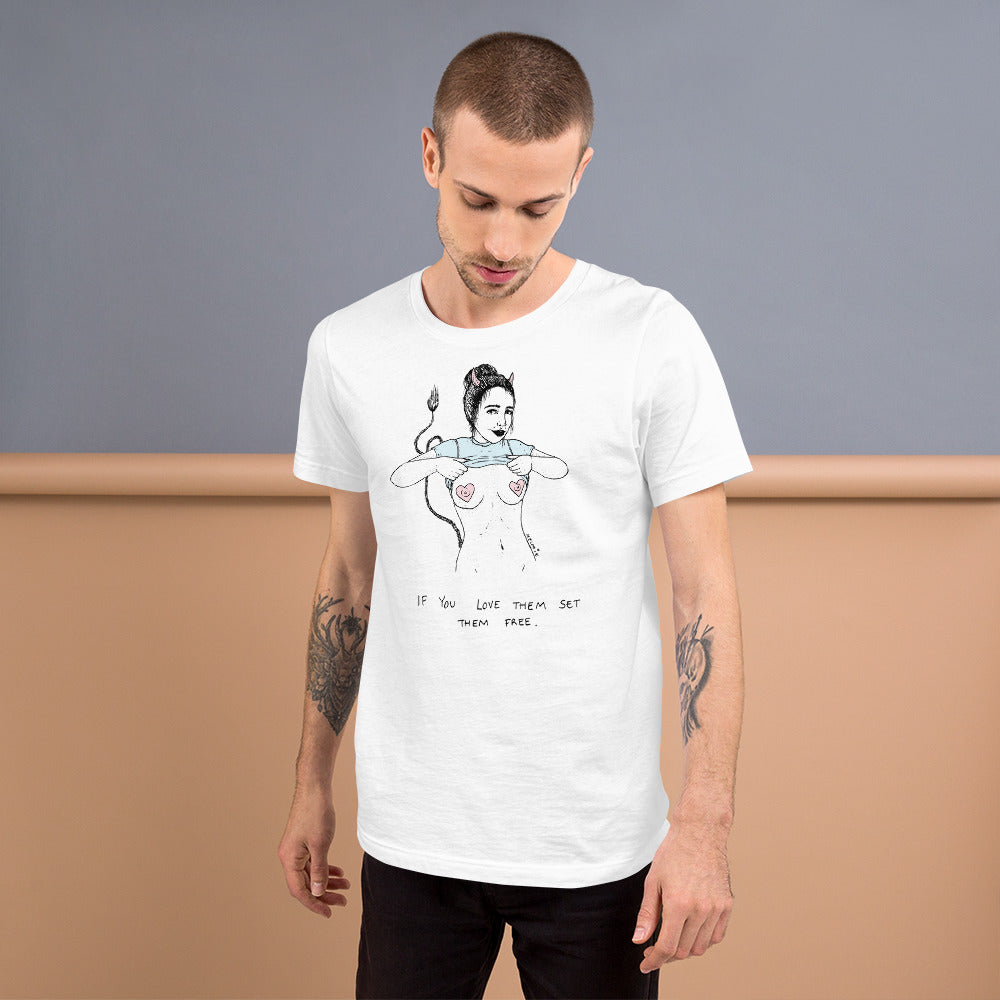 " If You Love Them Set Them Free " Short-Sleeve Unisex T-Shirt