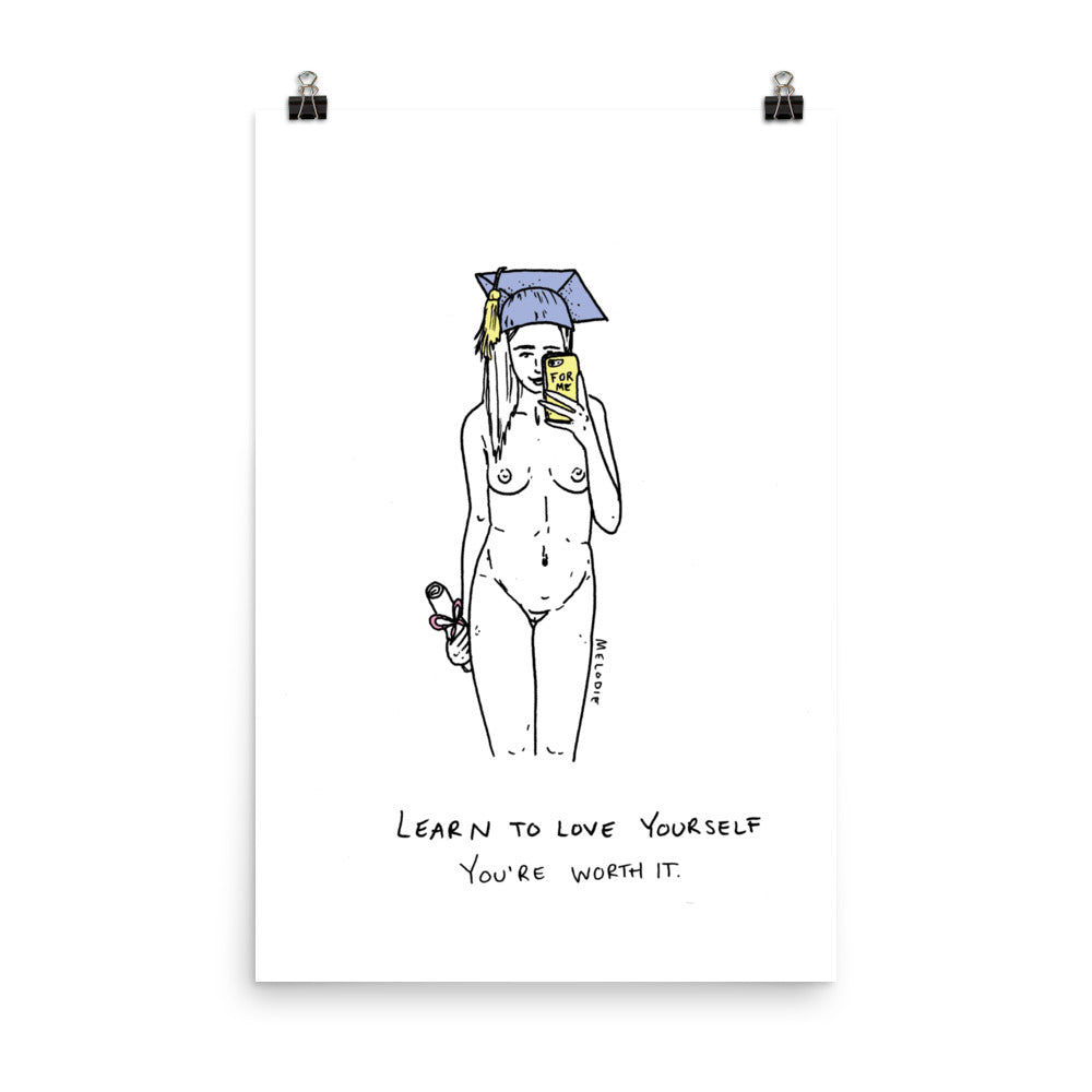 " Learn to Love yourself " Poster
