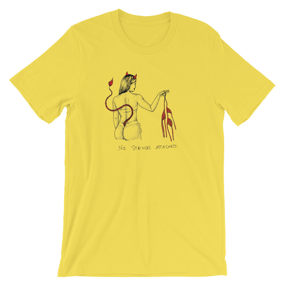 " No Strings Attached " Short-Sleeve Unisex T-Shirt