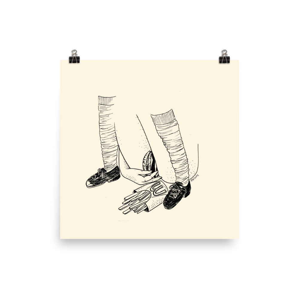 " Burger " Print / Poster