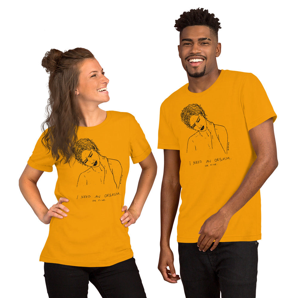 " Orgasm " Short-Sleeve Unisex T-Shirt