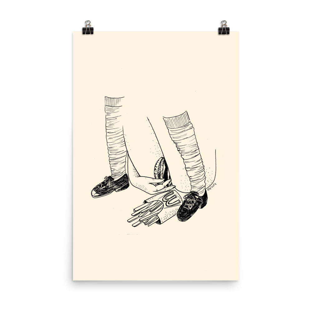 " Burger " Print / Poster