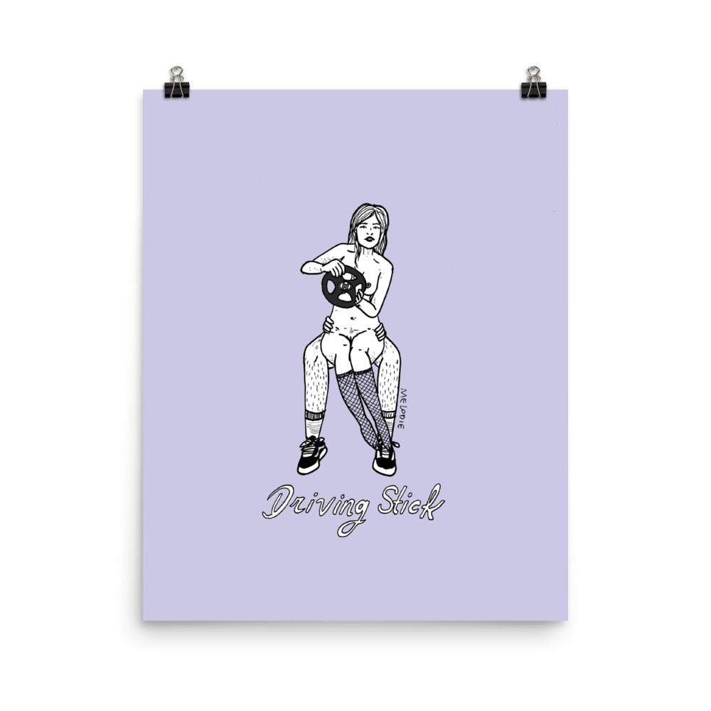 " Driving Stick " Print / Poster