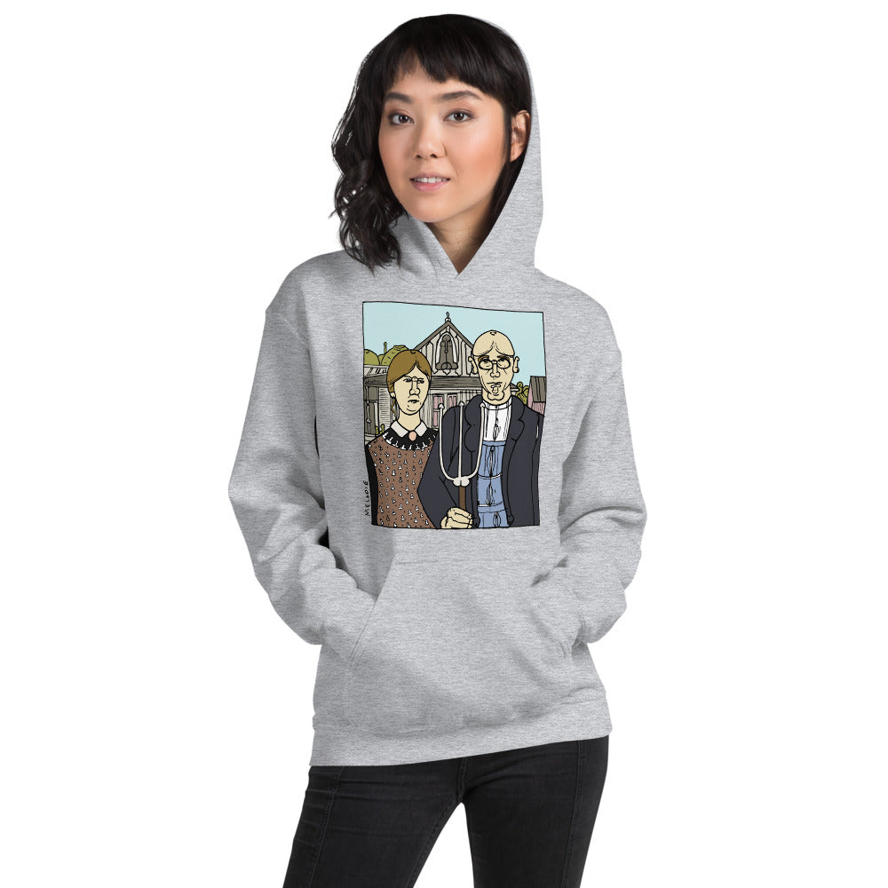 " Grant Wood " Unisex Hoodie