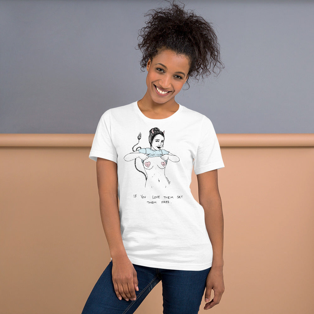 " If You Love Them Set Them Free " Short-Sleeve Unisex T-Shirt