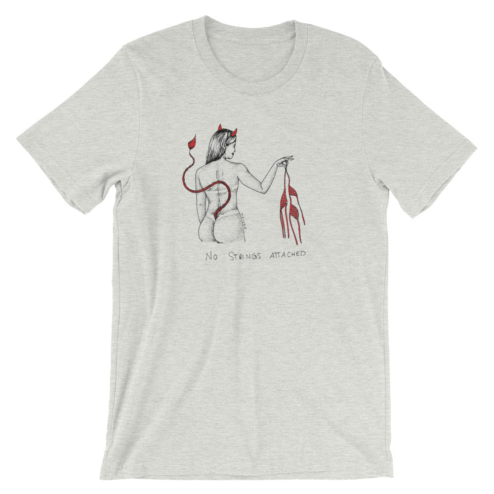 " No Strings Attached " Short-Sleeve Unisex T-Shirt