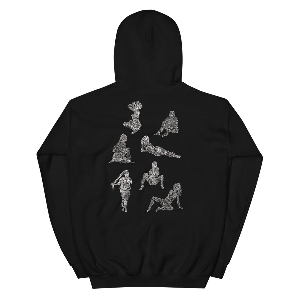 " 1/7 Deadly sins " Front and back Print Dark Unisex Hoodie