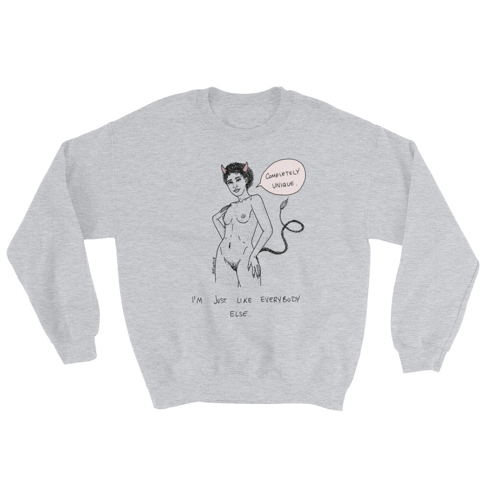 " Completely Unique " Unisex Sweatshirt