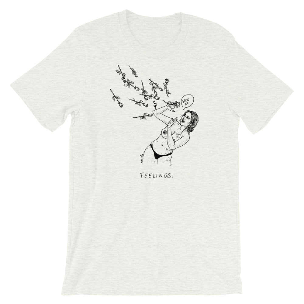 " Feelings, Fuck No " Short-Sleeve Unisex T-Shirt