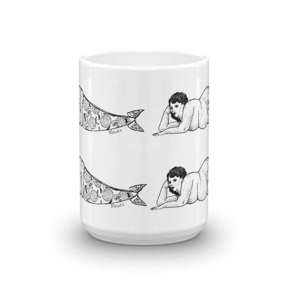 " Pizza Mermaid " Mug