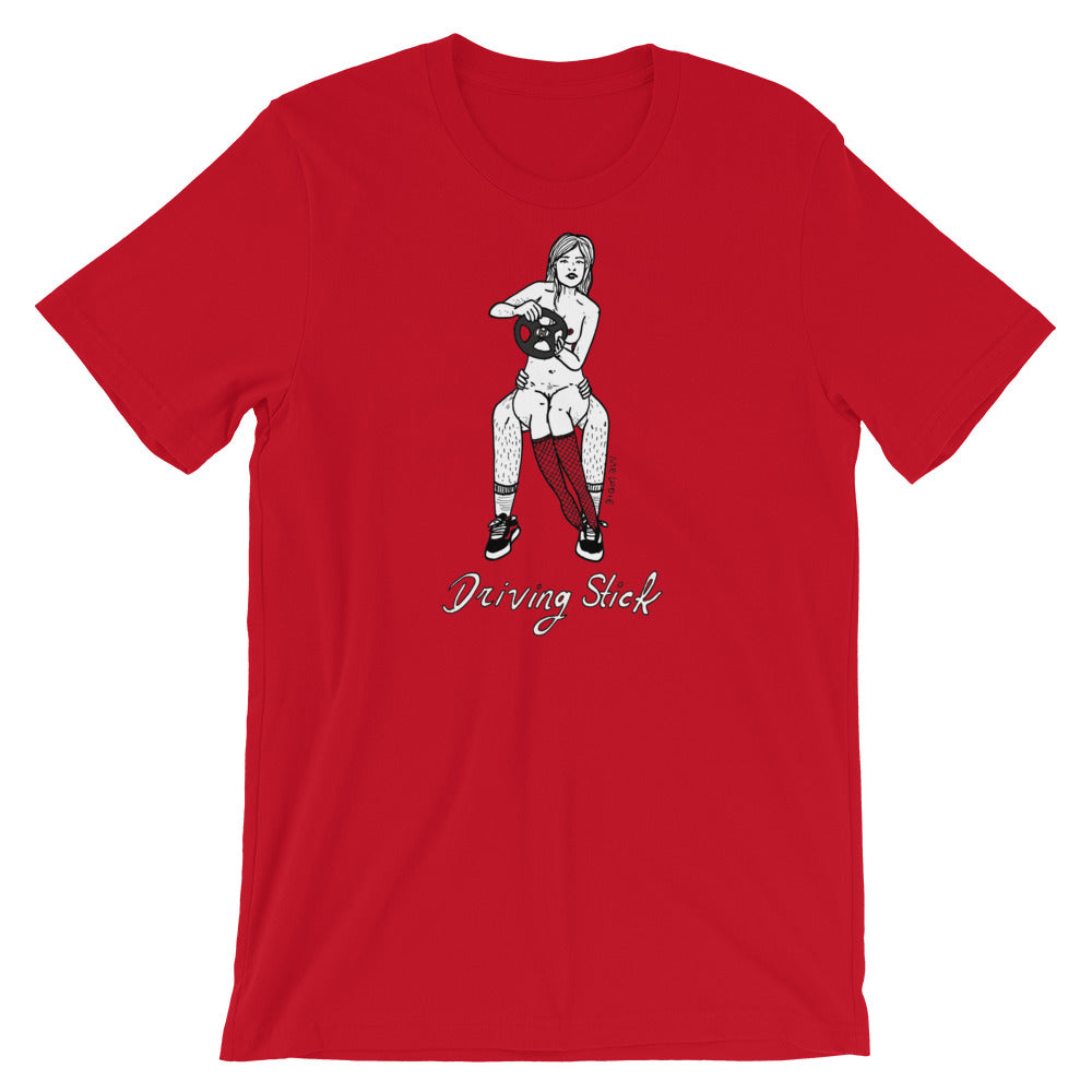 " Driving Stick " Short-Sleeve Unisex T-Shirt