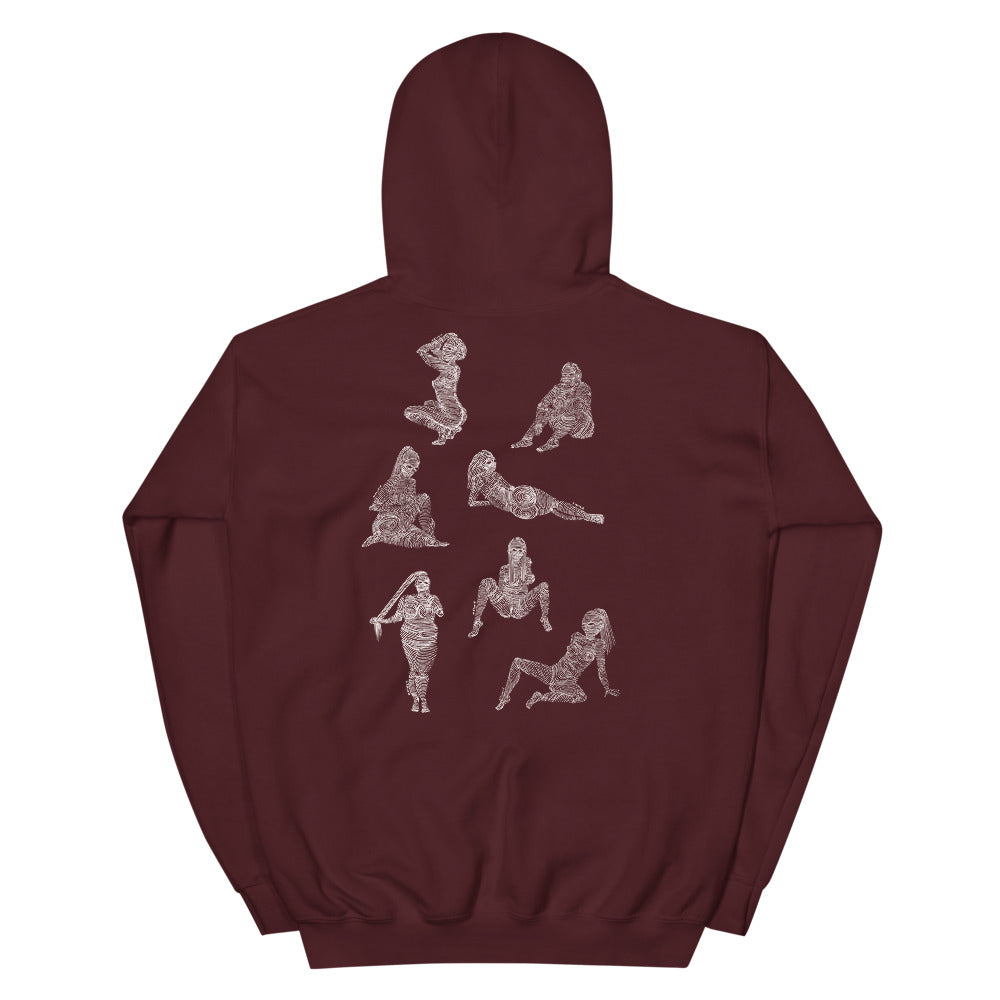 " 7/7 Deadly sins " Front and back Print Dark Unisex Hoodie