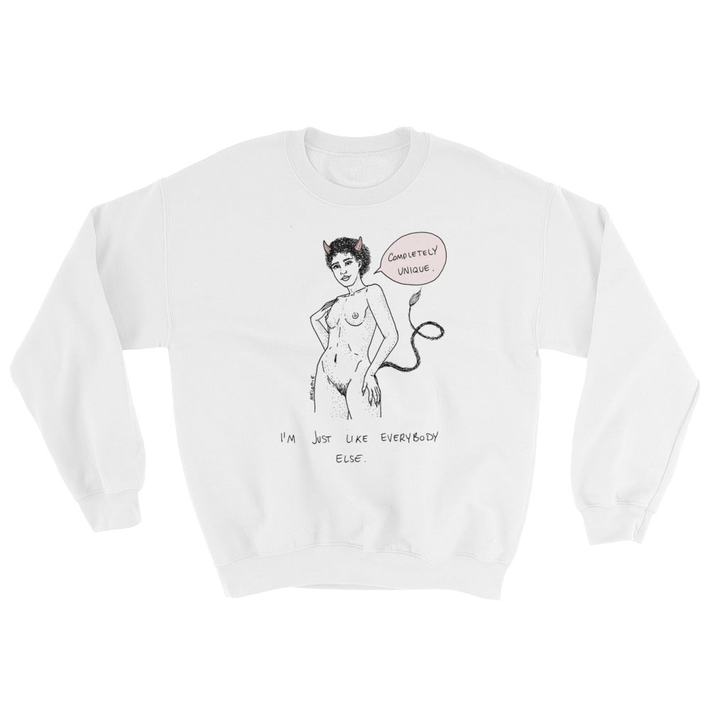 " Completely Unique " Unisex Sweatshirt