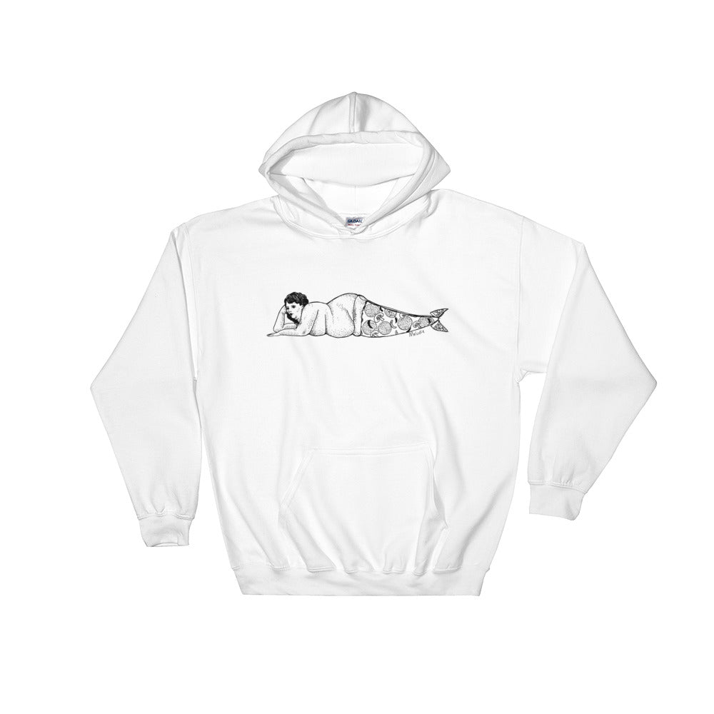 " Pizza Mermaid " Unisex Hooded Sweatshirt