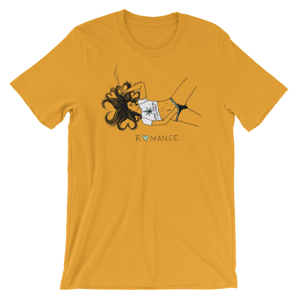 " Romance / Smoke Weed And Masturbate " Short-Sleeve Unisex T-Shirt