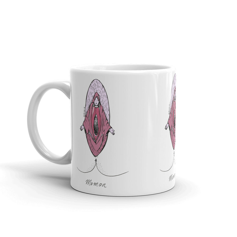 " Ave Vagina " White Glossy Mug