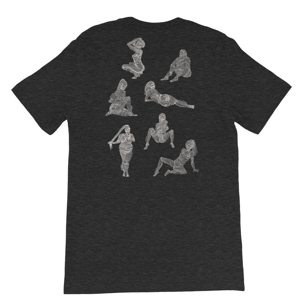 " 2/7 Deadly sins " Front and back Print Dark Short-Sleeve Unisex T-Shirt