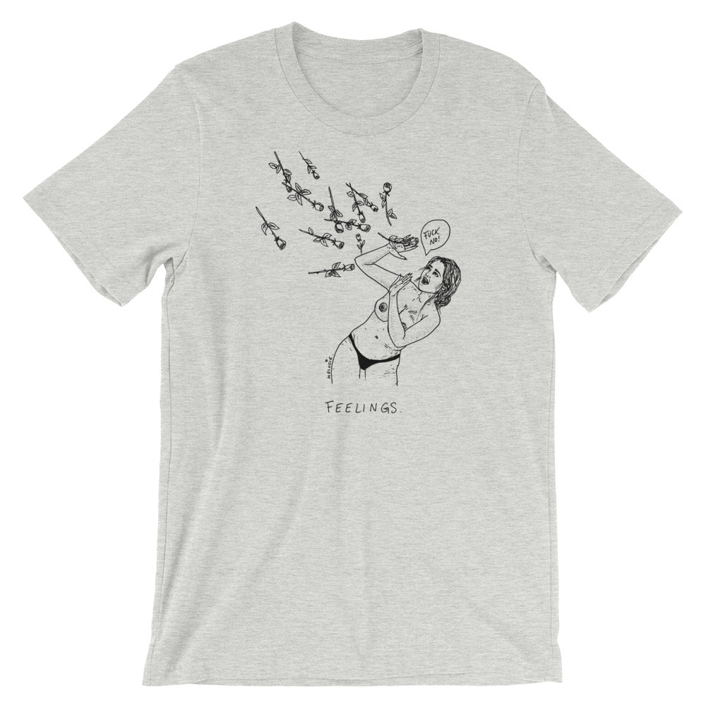 " Feelings, Fuck No " Short-Sleeve Unisex T-Shirt