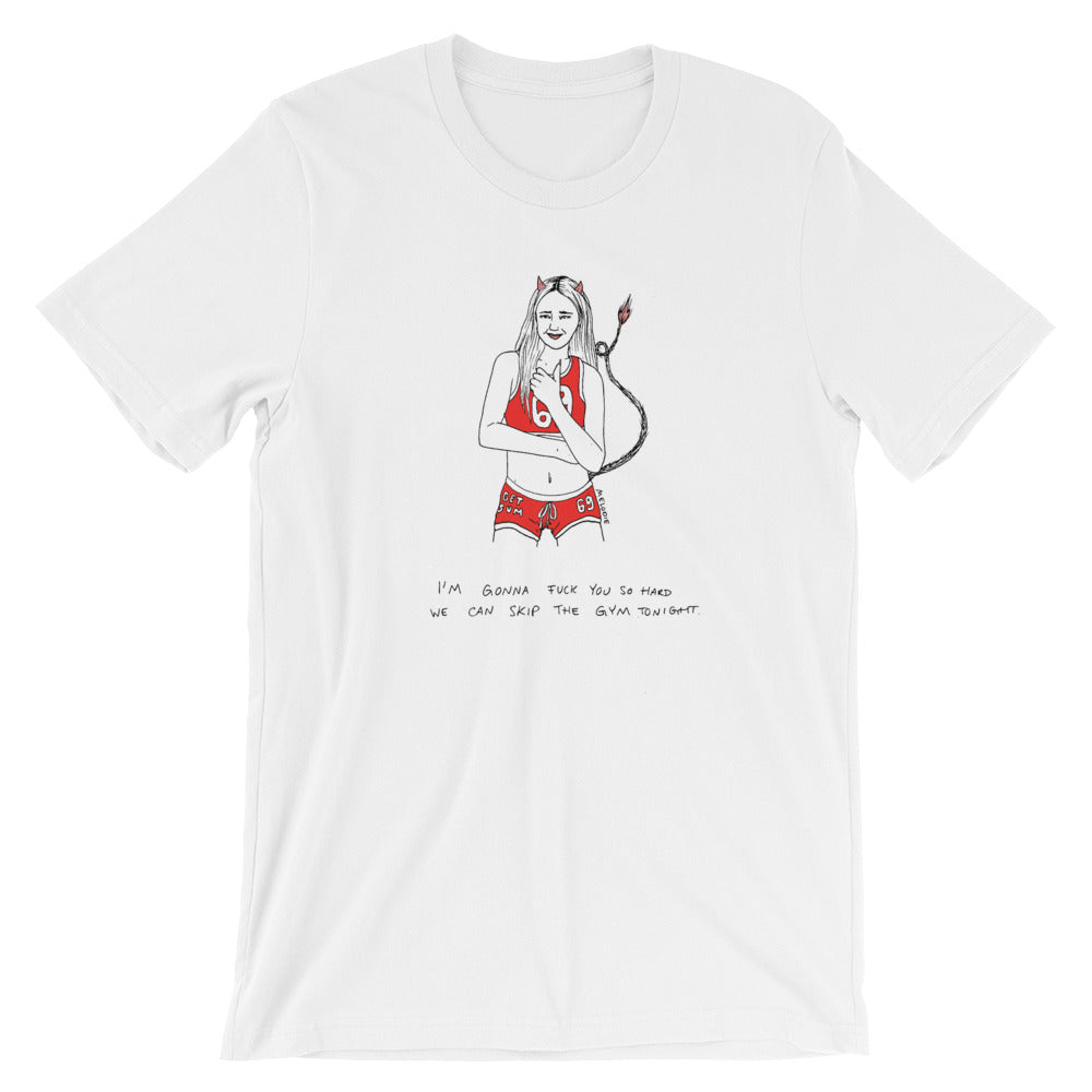 " Skip The Gym " Short-Sleeve Unisex T-Shirt