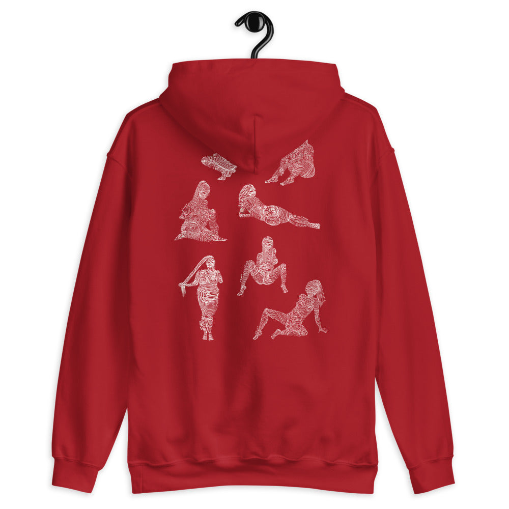 " 2/7 Deadly sins " Front and back Print Dark Unisex Hoodie