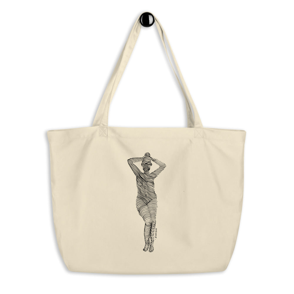" 7 Deadly Sins + 1 " Large organic tote bag
