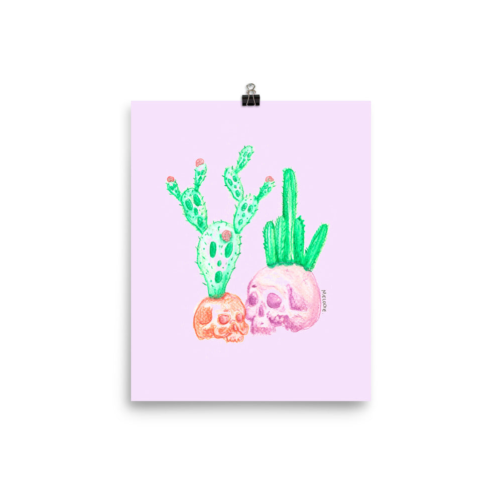 " Tête De Cactus 1 " Print / Poster