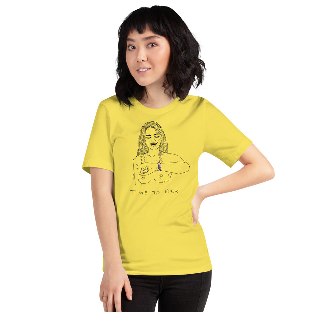 " Time To Fuck " Short-Sleeve Unisex T-Shirt