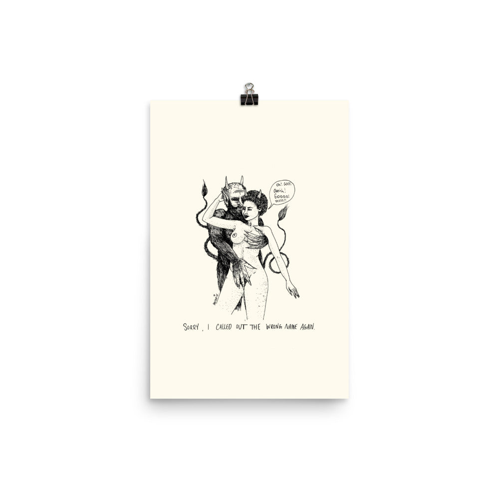 " Wrong Name " Print / Poster