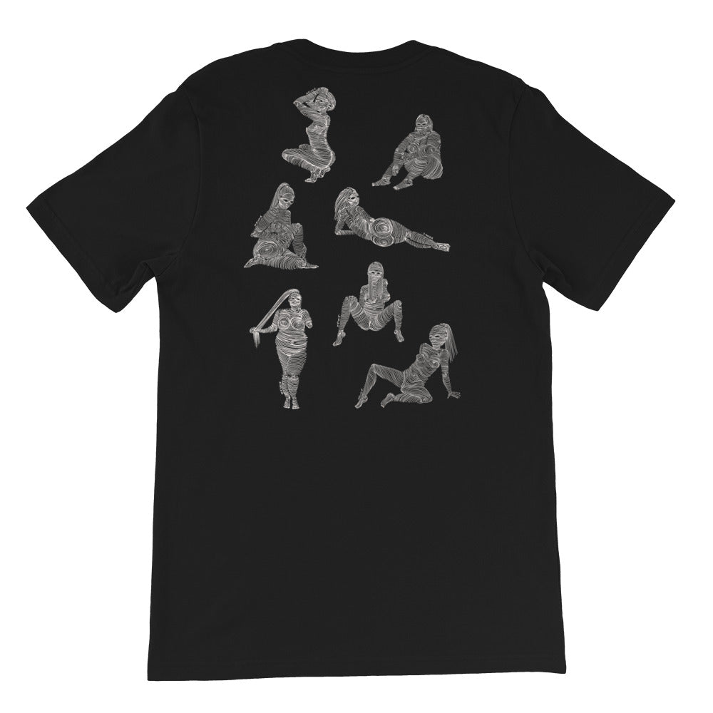 " 2/7 Deadly sins " Front and back Print Dark Short-Sleeve Unisex T-Shirt