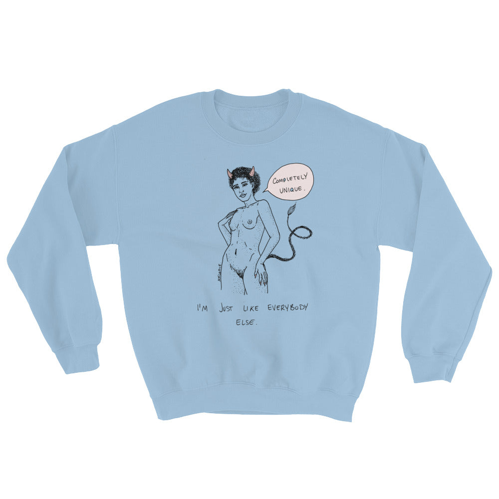 " Completely Unique " Unisex Sweatshirt