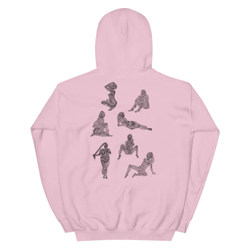 " 2/7 Deadly sins " Front and back Print Unisex Hoodie
