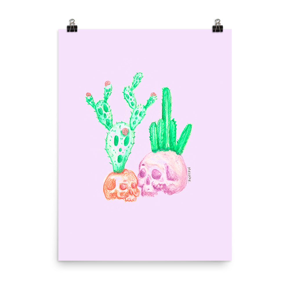 " Tête De Cactus 1 " Print / Poster