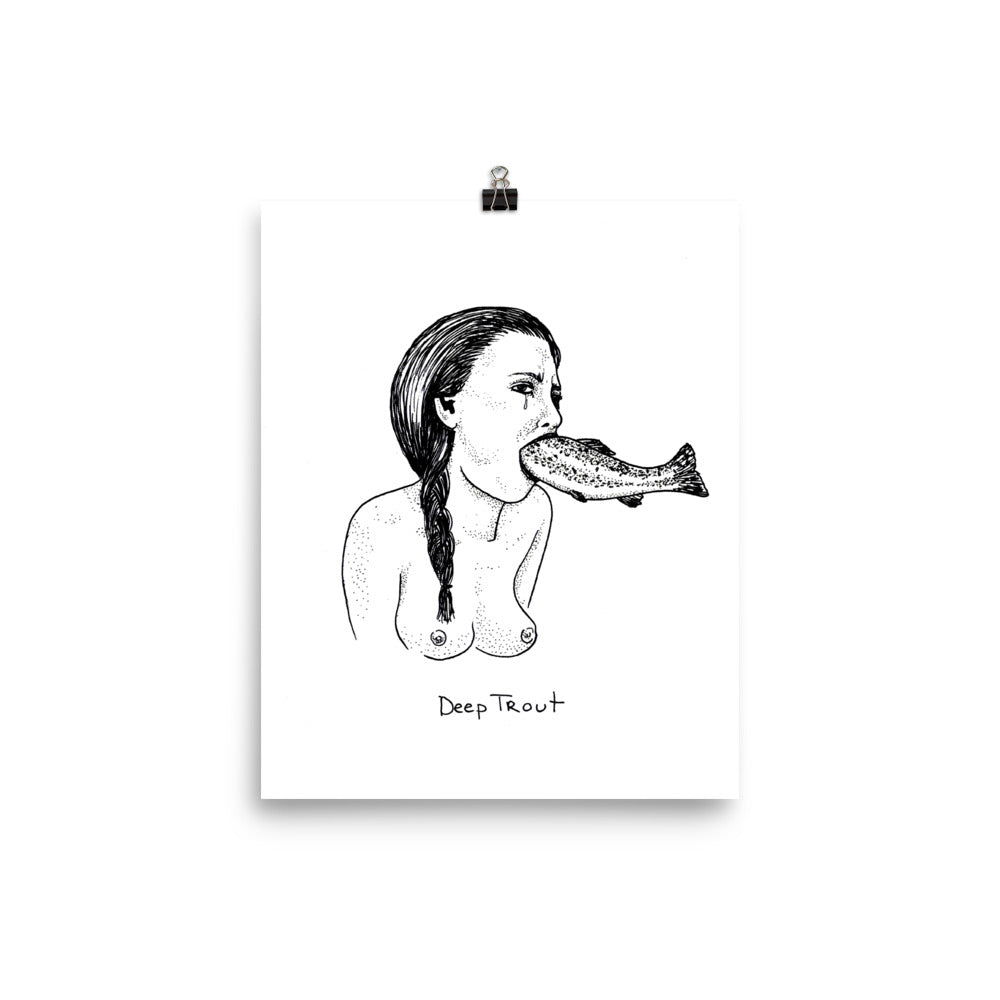 " Deep Trout " Print / Poster