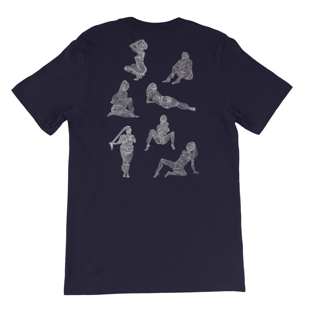 " 5/7 Deadly sins " Front and back Print Dark Short-Sleeve Unisex T-Shirt
