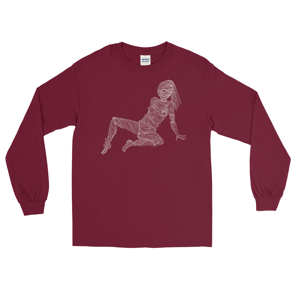 " 6/7 Deadly sins " Front and back Print Dark Men’s Long Sleeve Shirt