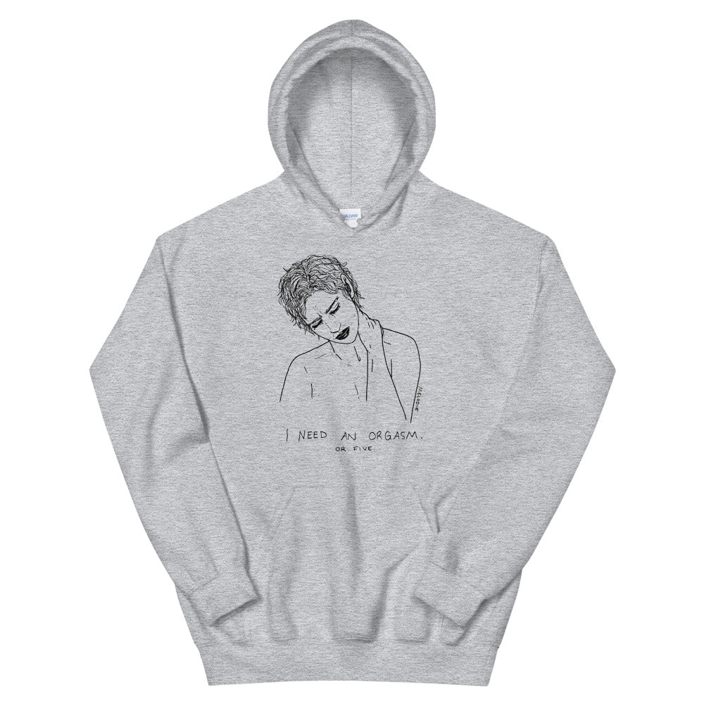 " Orgasm " Unisex Hooded Sweatshirt