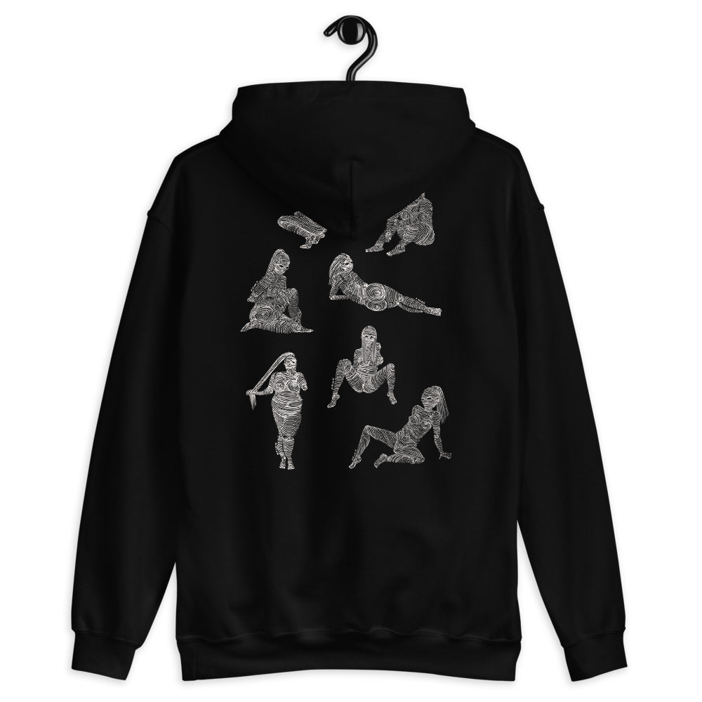 " 2/7 Deadly sins " Front and back Print Dark Unisex Hoodie
