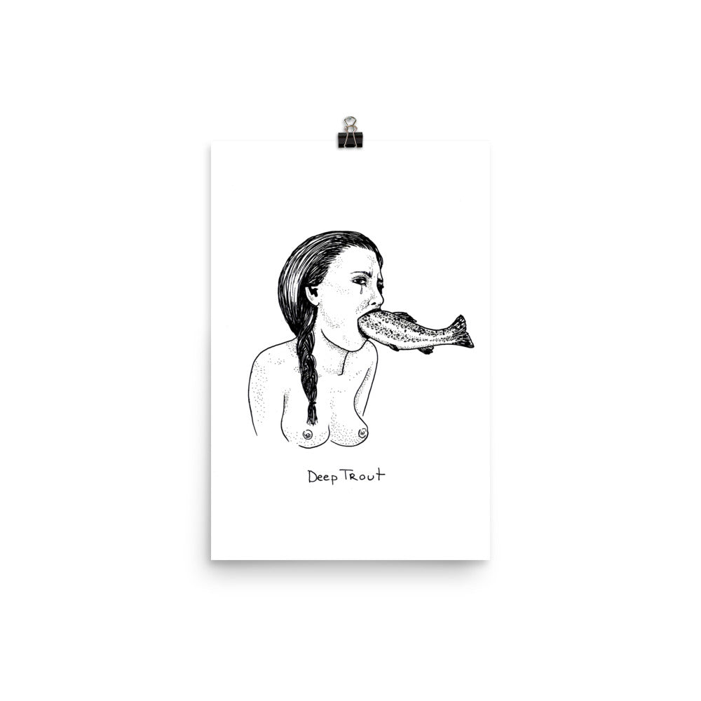 " Deep Trout " Print / Poster