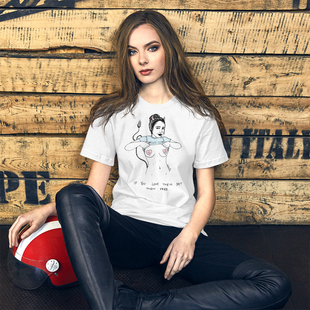 " If You Love Them Set Them Free " Short-Sleeve Unisex T-Shirt