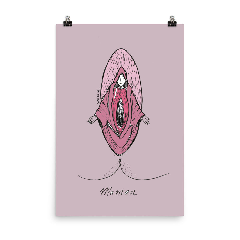 " Ave Vagina " Enhanced Matte Paper Poster / Print (in)