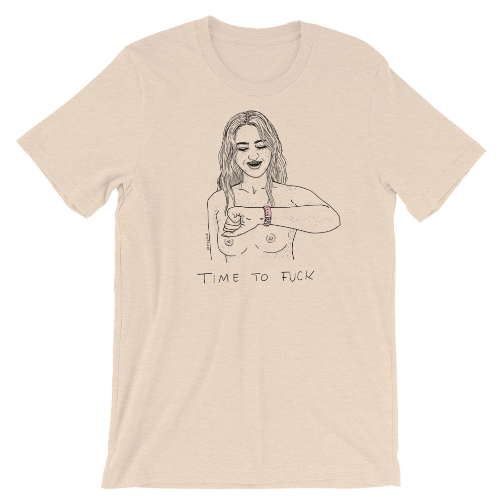 " Time To Fuck " Short-Sleeve Unisex T-Shirt