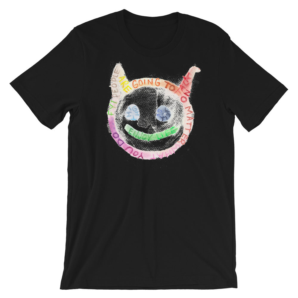 " Might As Well Enjoy Life " Short-Sleeve Unisex T-Shirt