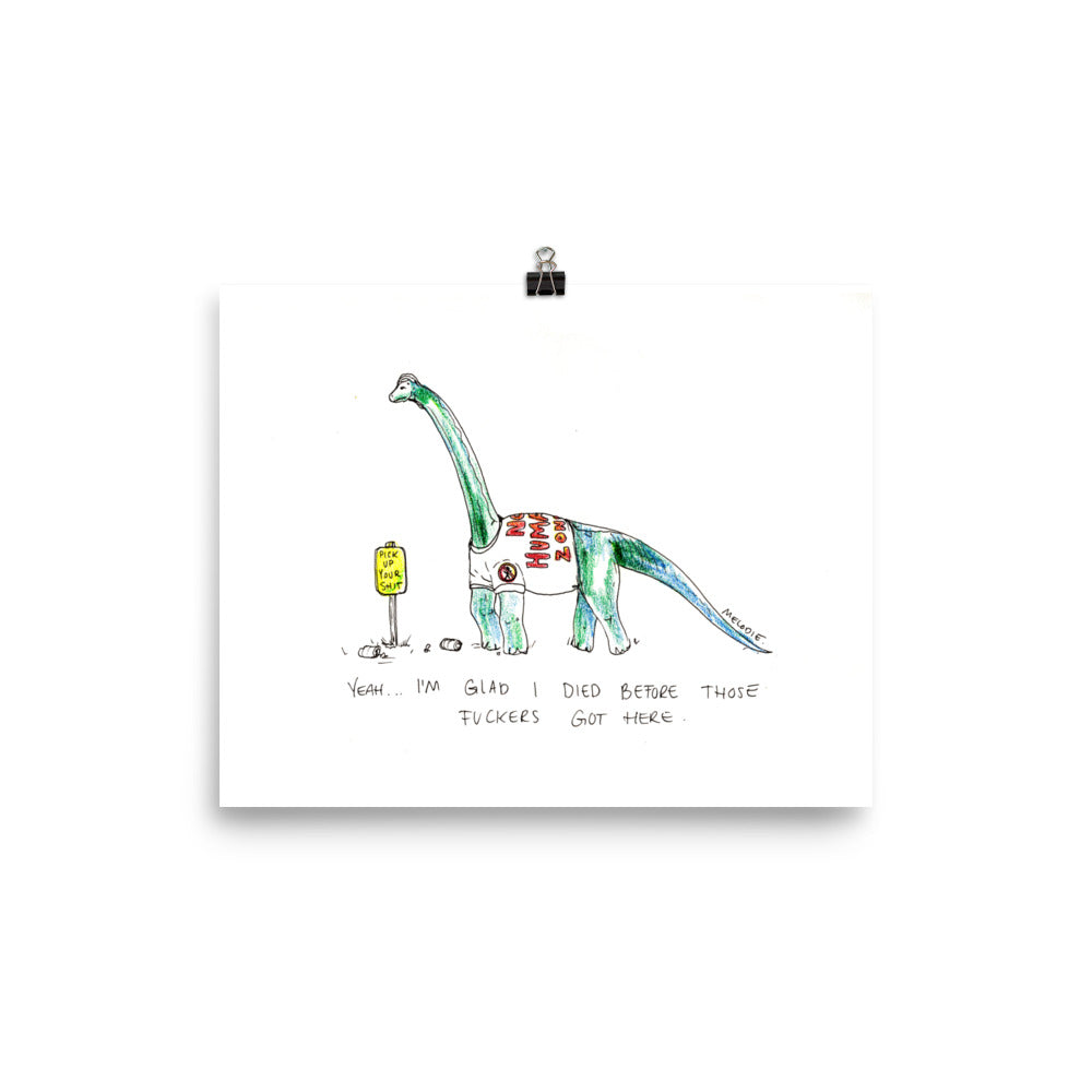 " Ice Age " Dinosaur Poster