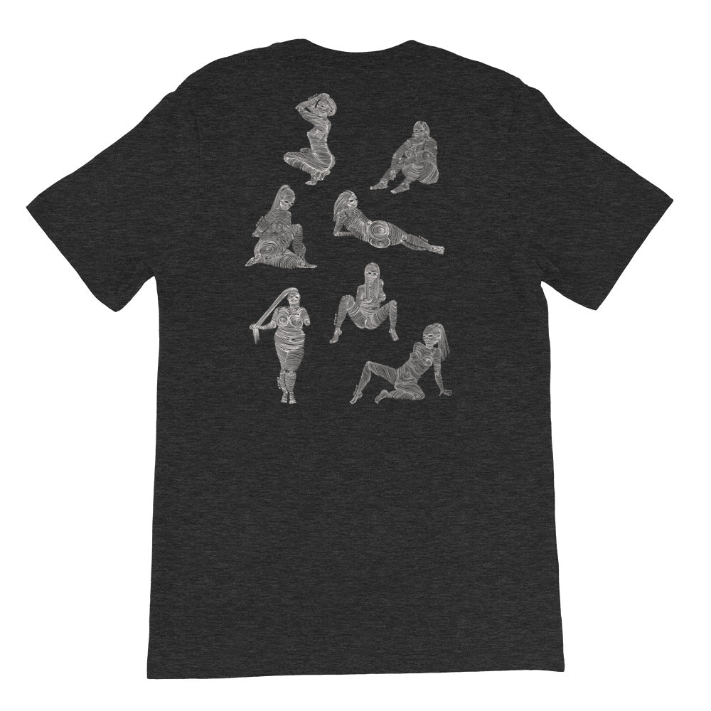 " 1/7 Deadly sins " Front and back Print Dark Short-Sleeve Unisex T-Shirt