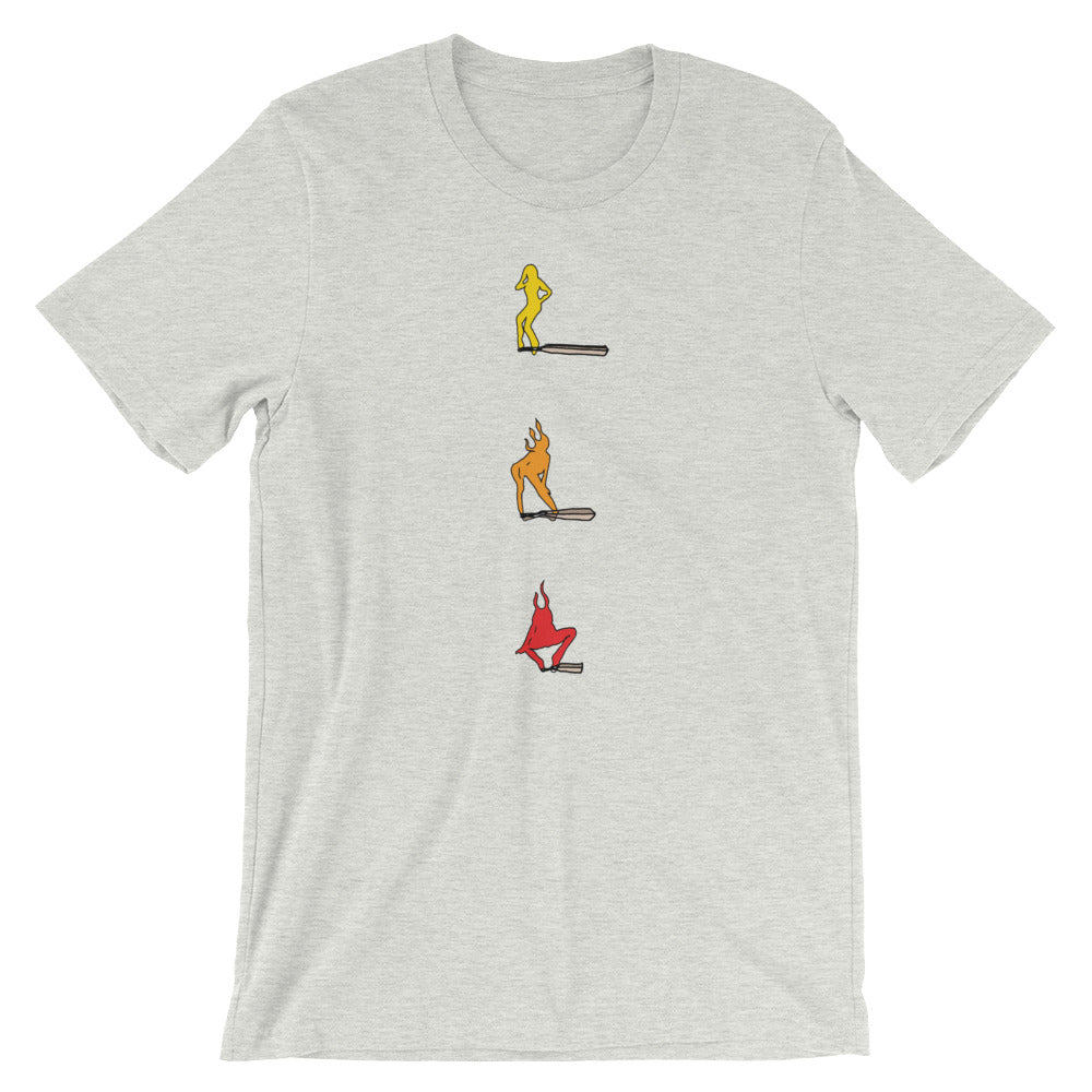 " playing with fire " Short-Sleeve Unisex T-Shirt