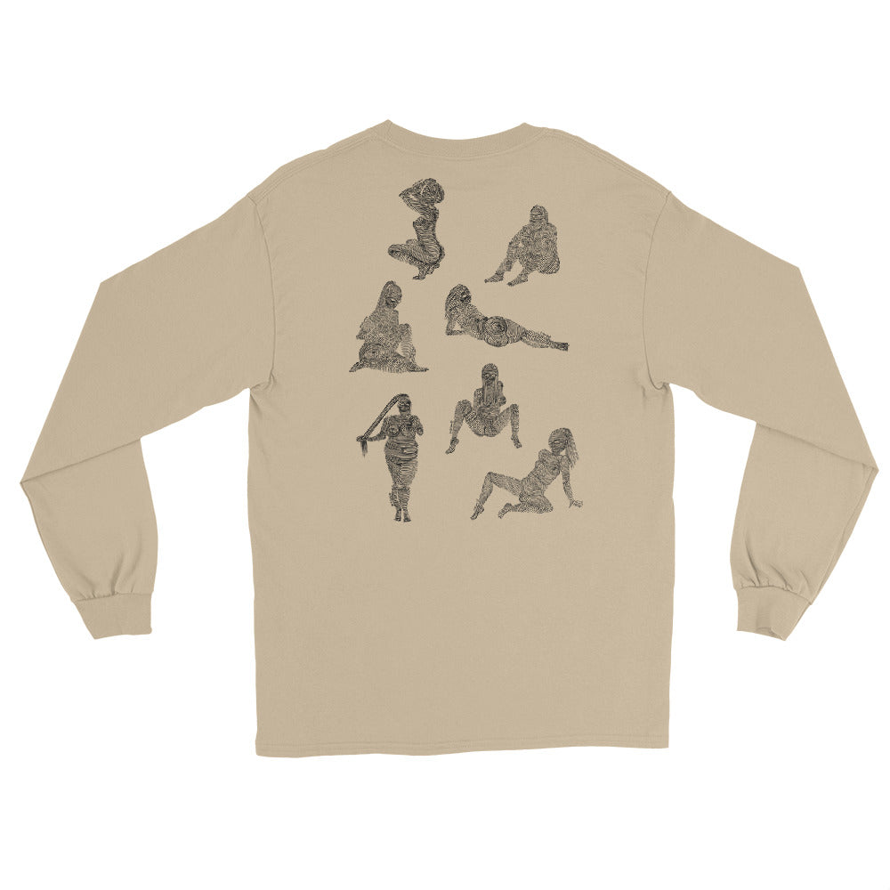 " 4 /7 Deadly sins " Front and back Print Unisex’s Long Sleeve Shirt