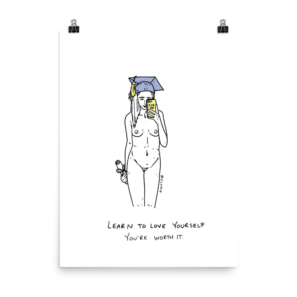 " Learn to Love yourself " Poster