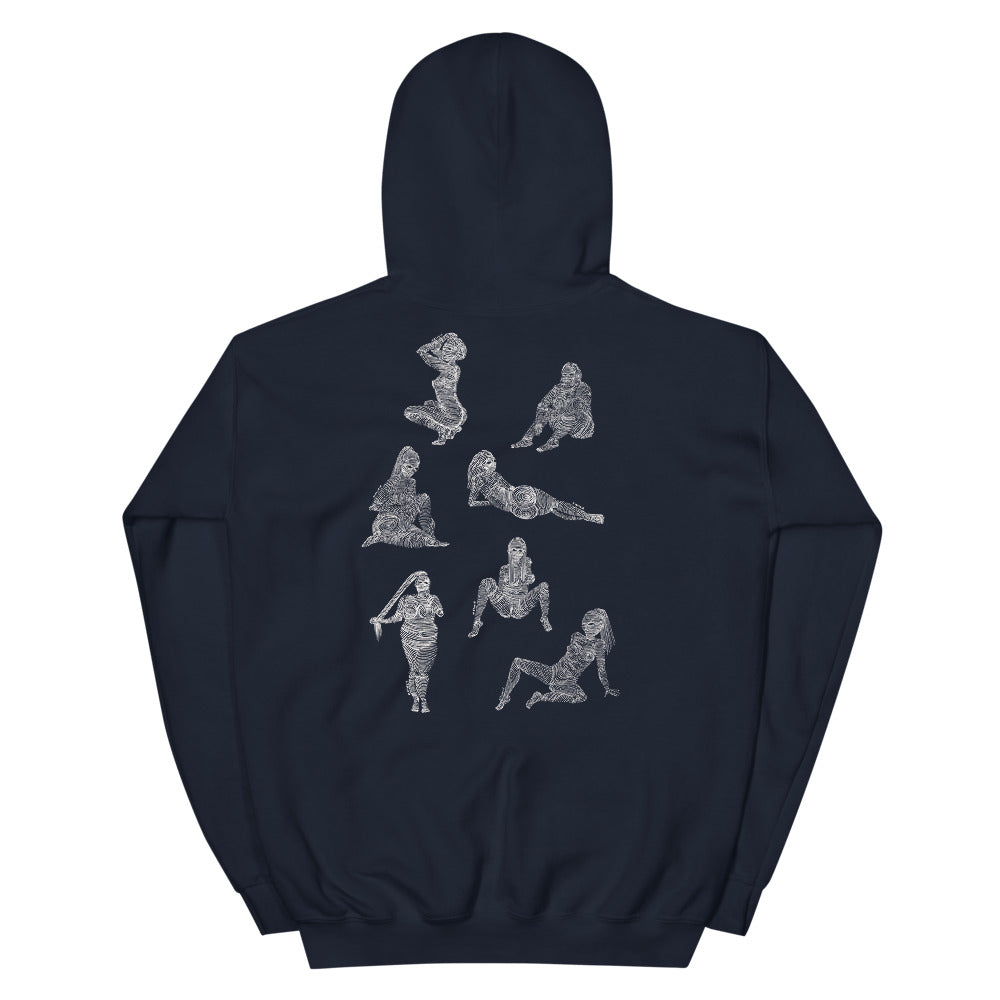 " 7/7 Deadly sins " Front and back Print Dark Unisex Hoodie